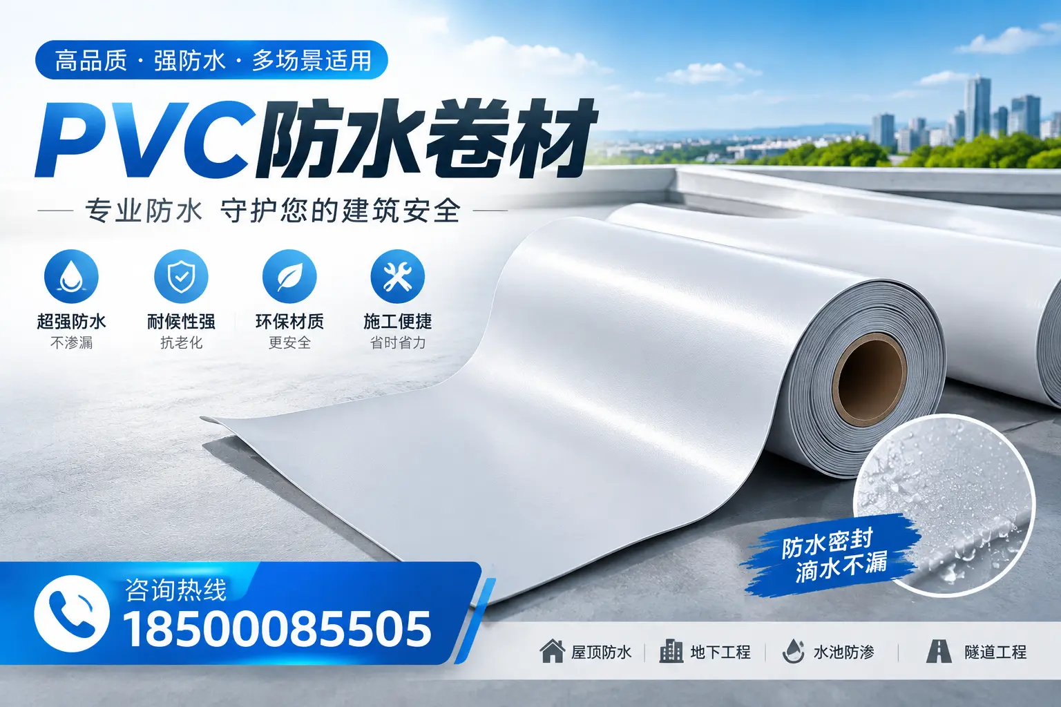 PVC防水卷材的市场竞争分析，吕梁品牌选择参考
